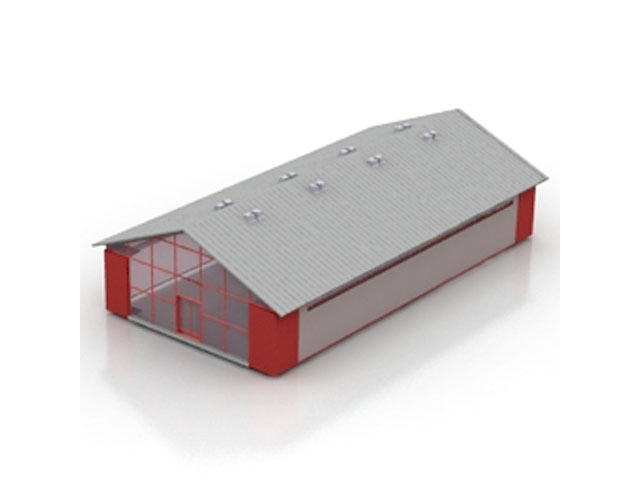 Free Hangar N773 3D model For Architecture 3Ds Max Model Download